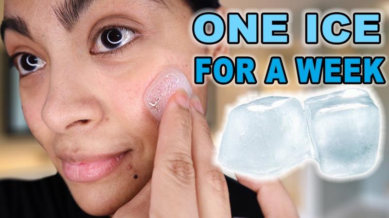 Cubitos de hielo faciales para las arrugas (y más)