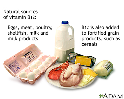 3. Vitamina B 12: ¿en qué productos se encuentra?