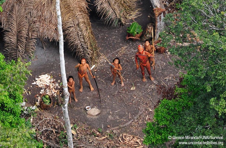 La bella rehén de una tribu de caníbales.