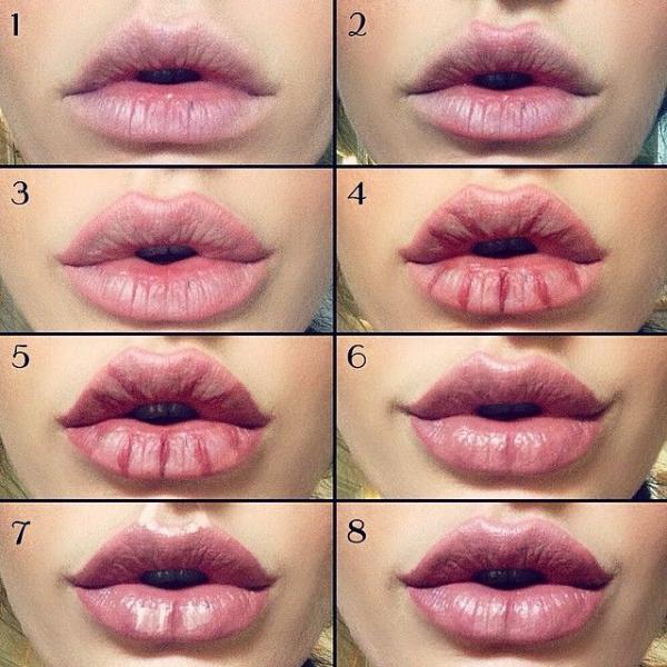 Cómo aumentar el tamaño de los labios sin inyecciones (spoiler - con maquillaje)