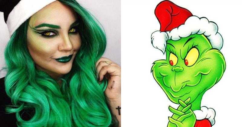 Maquillaje del Grinch: 5 bonitas (e inesperadas) opciones de Instagram