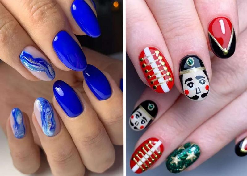 Diseño de uñas para Año Nuevo: 50 opciones de nail art coloridas y con estilo