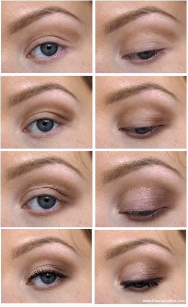 2. 3. Utiliza sombras de ojos claras y brillantes