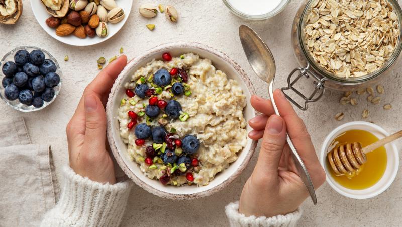 La avena contiene