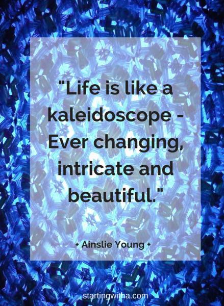 La vida es un hermoso y cambiante caleidoscopio de experiencias y emociones. Cada vuelta del caleidoscopio crea un nuevo patrón, revelando colores vibrantes y formas intrincadas. Lo mismo puede decirse de mi vida, que es un reflejo del caleidoscopio: siempre cambiante, siempre en evolución.