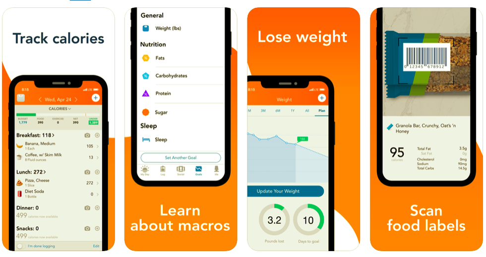 Las 5 mejores apps para contar calorías