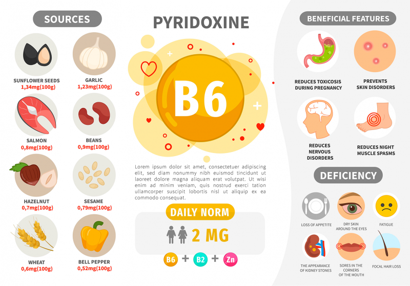 Características de la vitamina B6