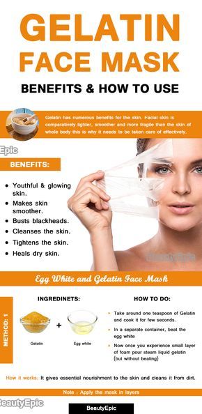 Máscara facial de gelatina para rugas: 6 receitas comprovadas