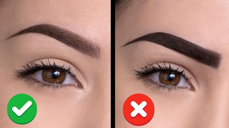 6 erros de maquiagem de sobrancelhas que fazem com que elas pareçam desenhadas (e como corrigi-los)