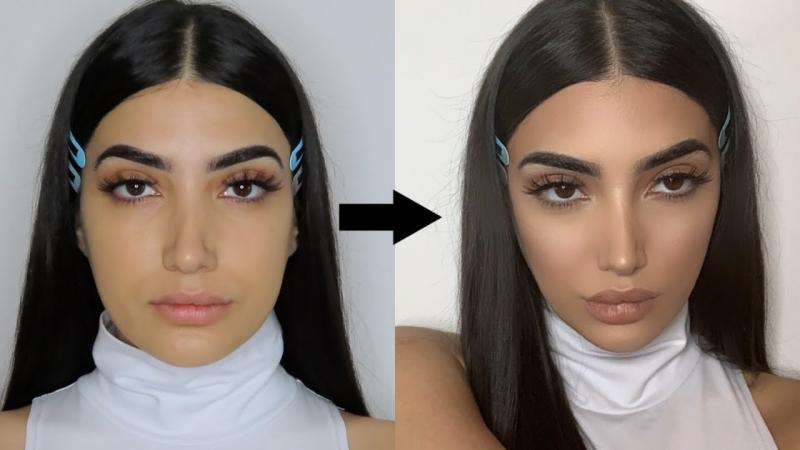 Como tornar seu rosto visualmente mais fino com maquiagem?