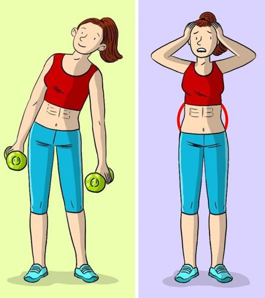 Outro exercício que é comumente mal compreendido é o tradicional abdominal. Embora os abdominais pareçam ser o exercício ideal para obter uma barriga lisa, eles podem, na verdade, sobrecarregar o pescoço e a coluna. Em vez disso, as mulheres devem tentar exercícios que envolvam o núcleo sem colocar pressão desnecessária sobre as costas, como pranchas ou torções russas.