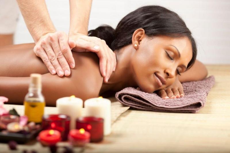 Massagem com aromaterapia