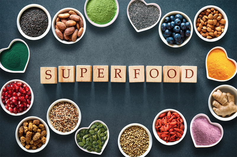 Como substituir os superalimentos 