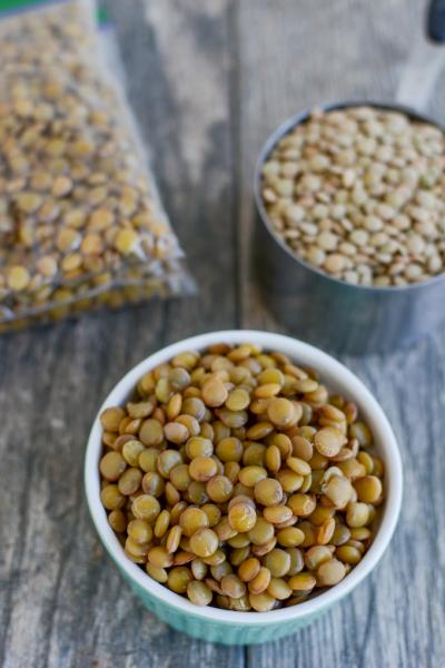 Como cozinhar lentilhas de cores diferentes